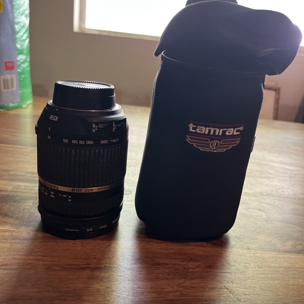Tamron 18-270mm f/3.5-6.3 Di II VC B003 Lens Nikon F Mount + Case Filter